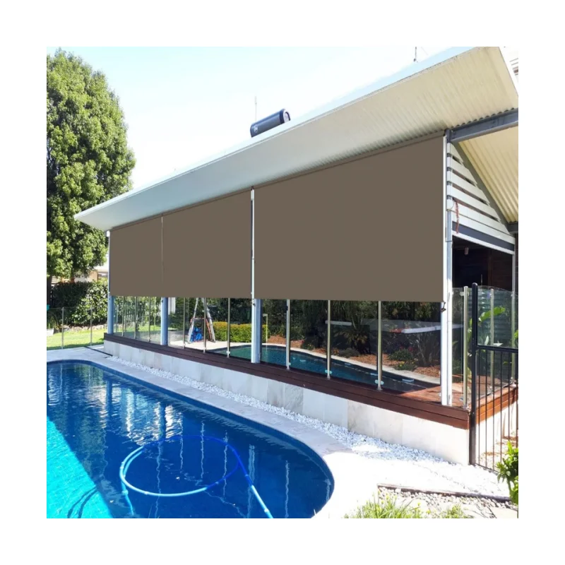 Outdoor Power Blinds - 2026年高品質バッテリー駆動の防風・防水屋外用ローラーブラインド（窓用）