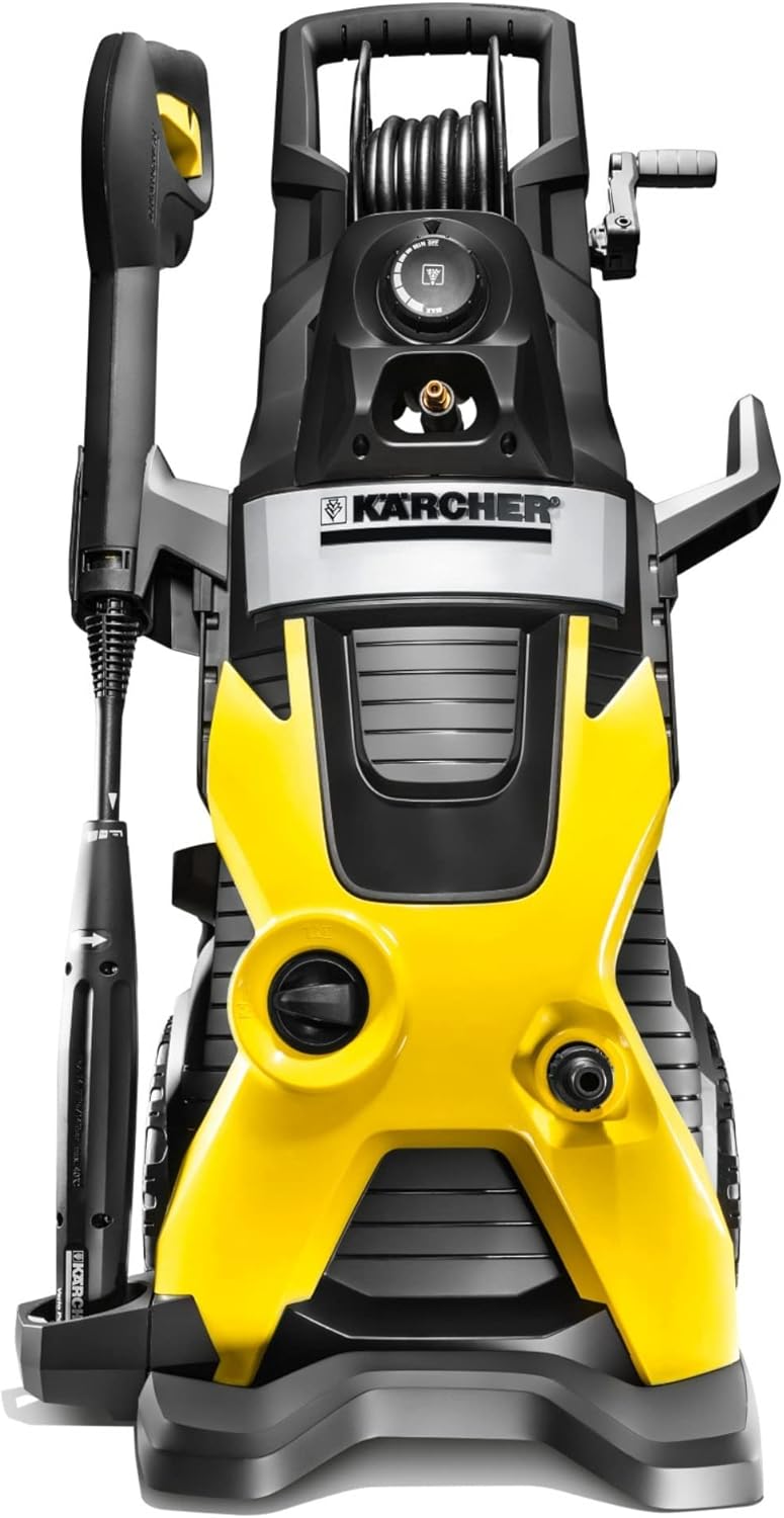 Outdoor Power Reel - ホースリール付き高圧洗浄機、屋外清掃用バリオパワー＆ダートブラスターワンド、1.4 GPM、2000 PSI