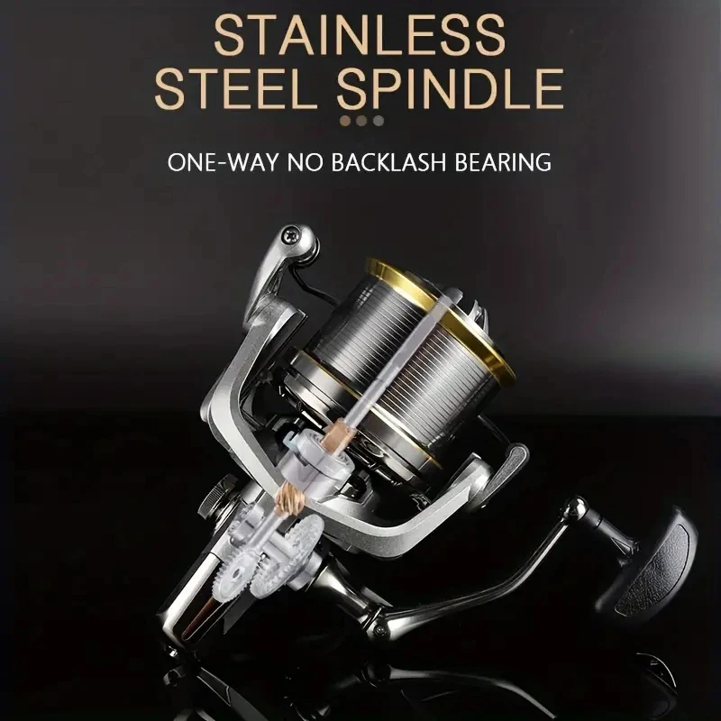 Outdoor Power Reel - GLS 2027 新型ステンレス鋼ベアリング搭載スピニングフィッシングリール 7000-14000シリーズ 20KG最大ドラグ力強力リール、海水・淡水釣り用