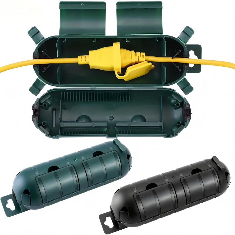 1つの耐久性のあるPVC屋外用延長ケーブル安全カバー。雨、雪 - Outdoor Power Outlet Cover のレビューと価格