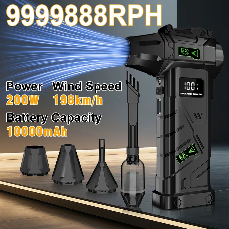 9999888RPH 強力エアブロワー コードレス ターボジ - Leaf Blower Cordless のレビューと価格