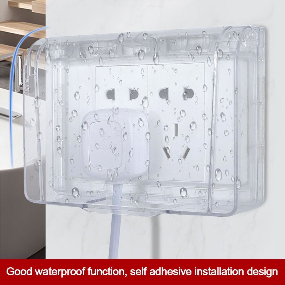 壁掛けスイッチ保護カバー 自己粘着式 86型保護ソケット プ - Outdoor Power Outlet Cover のレビューと価格