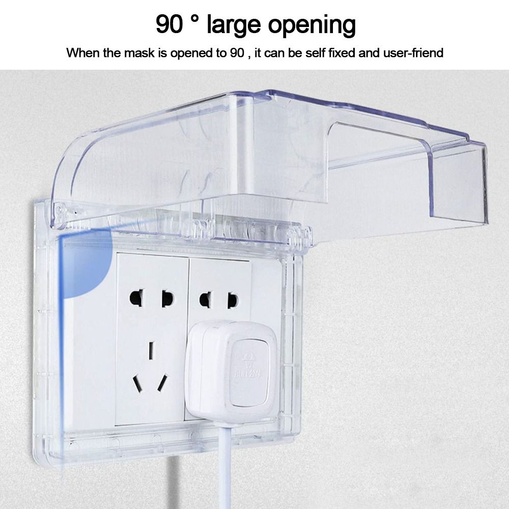 壁掛けスイッチ保護カバー 自己粘着式 86型保護ソケット プ - Outdoor Power Outlet Cover のレビューと価格