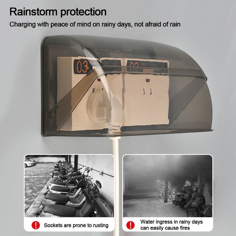 1 個屋外ソケット防水ボックス電気プラグカバー防雨カバー充電 - Outdoor Power Outlet Cover のレビューと価格