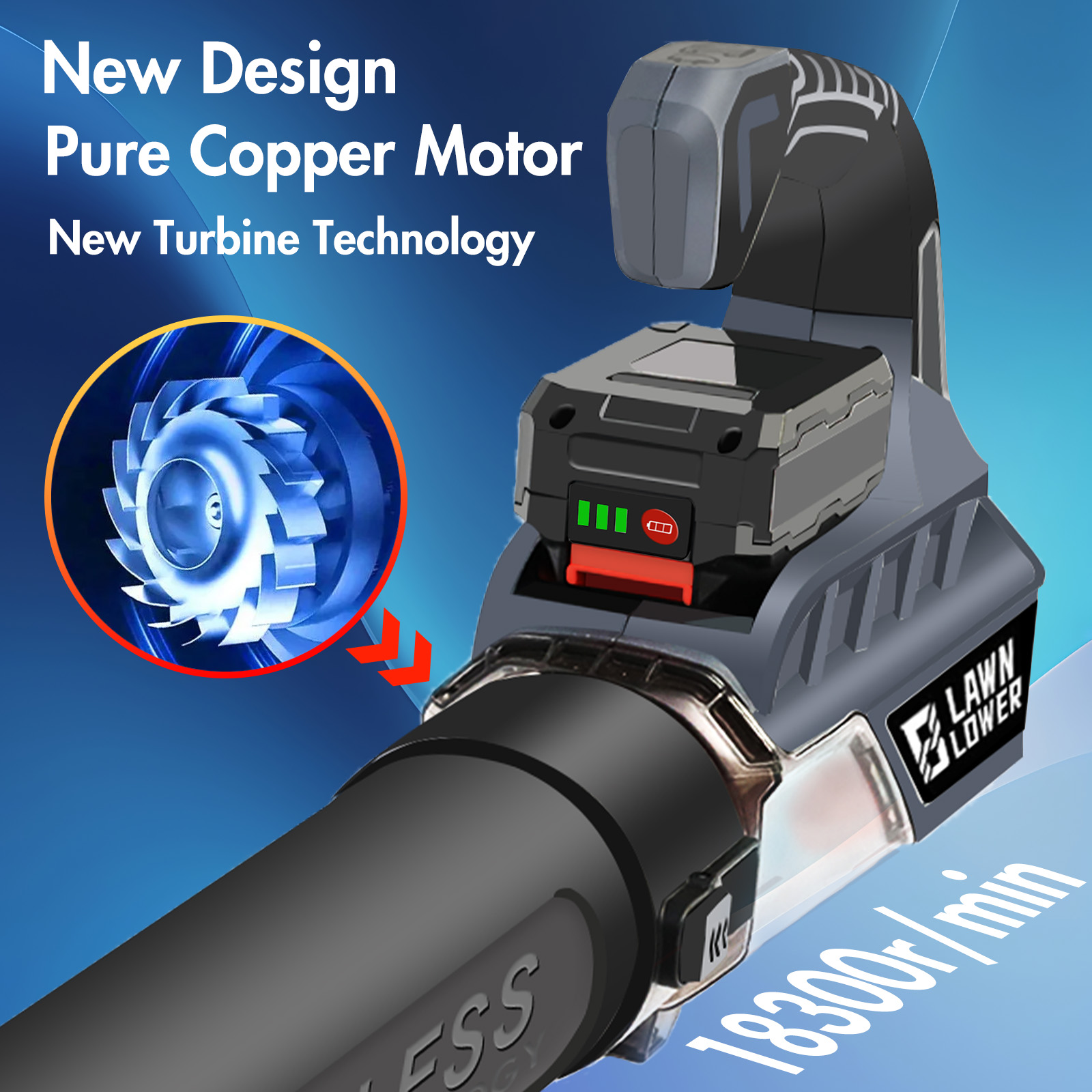 21Vブラシレスコードレスリーフブロワー、電動ハンドヘルド、 - Leaf Blower Cordless のレビューと価格