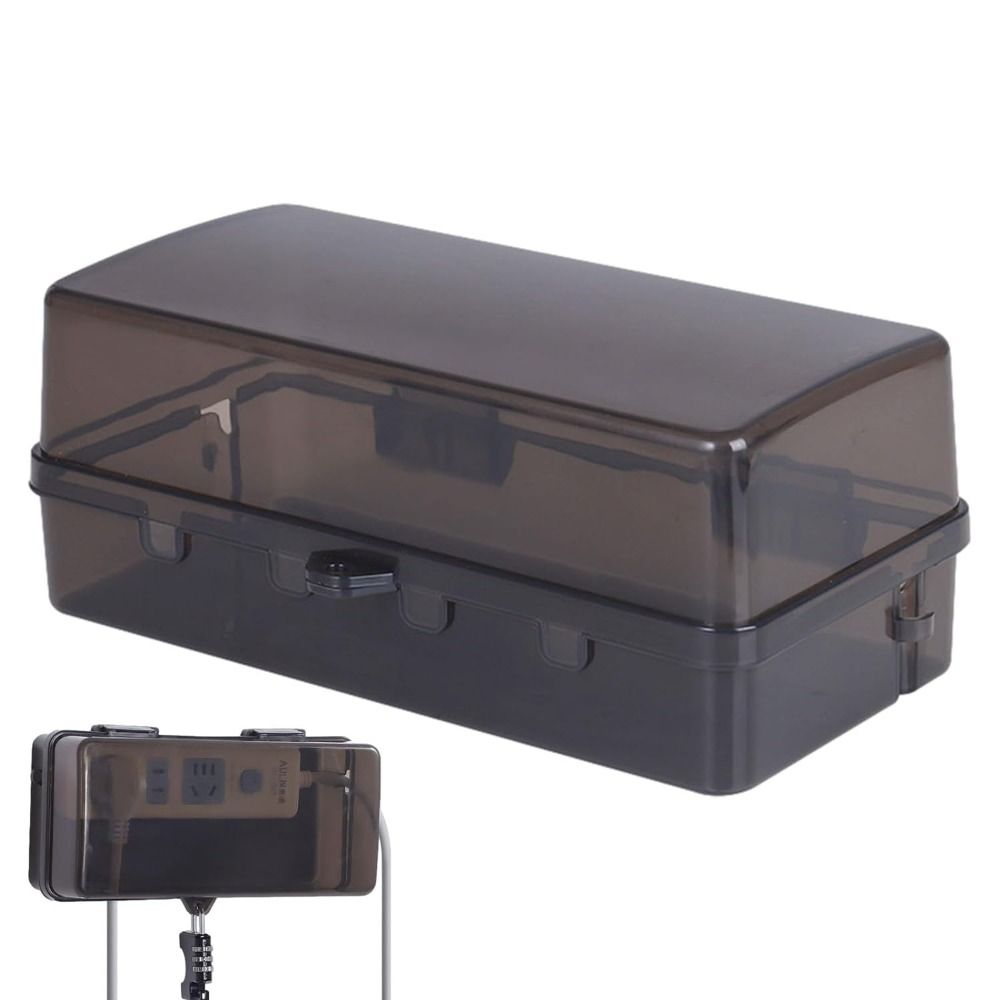 ポータブルプラスチックプラグボックス盗難防止防水ケーブル管理 - Outdoor Power Outlet Cover のレビューと価格