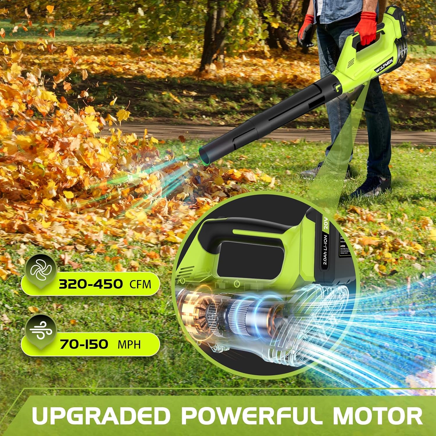 Tolifeリーフブロワー コードレス 20V 2バッテリー - Leaf Blower Cordless のレビューと価格