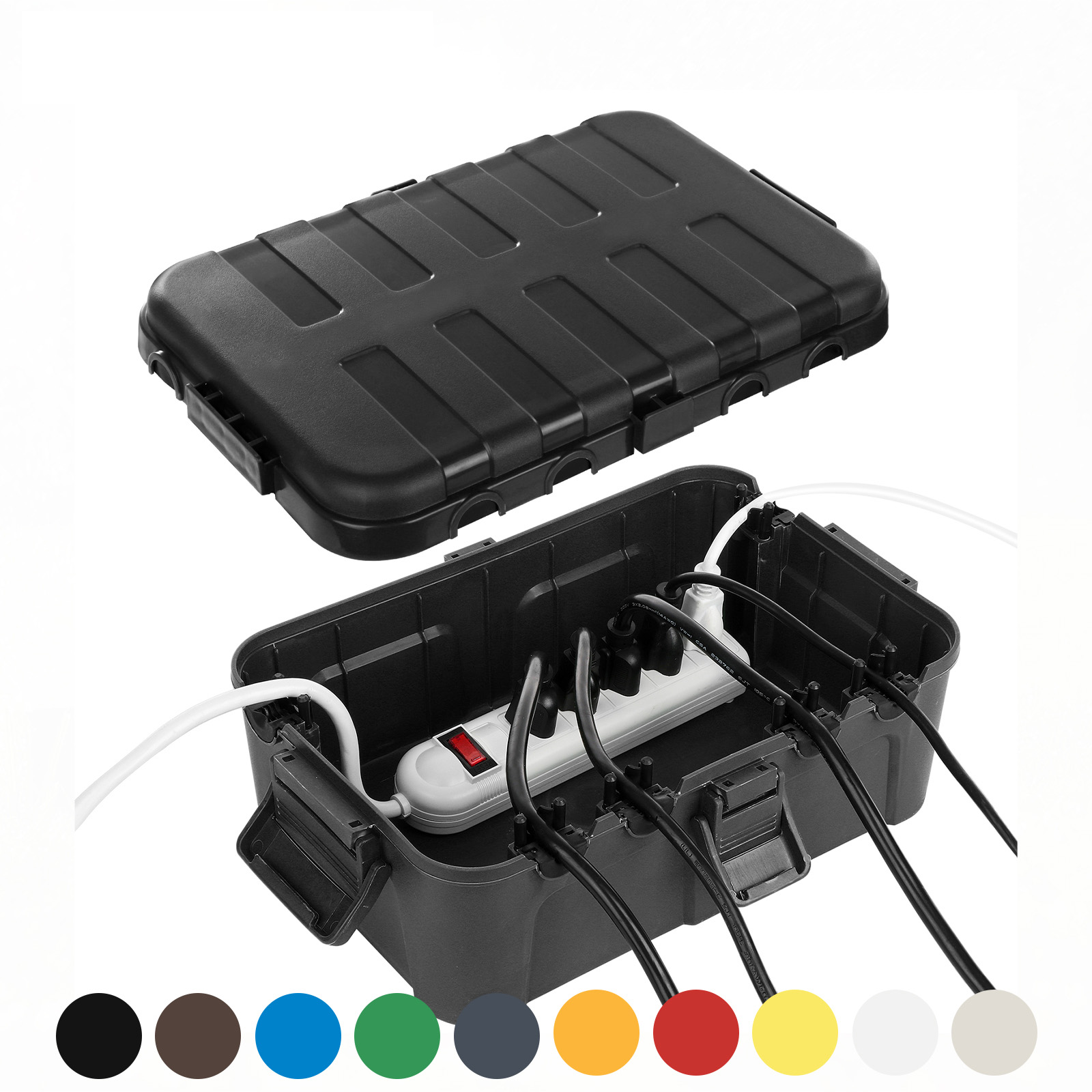 特大屋外電気ボックス、防水延長コードカバー耐候性、コンセント - Outdoor Power Outlet Cover のレビューと価格